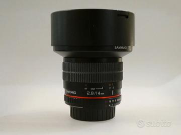 Samyang 14mm f/2.8 ED AS IF UMC (per Nikon) -USATO