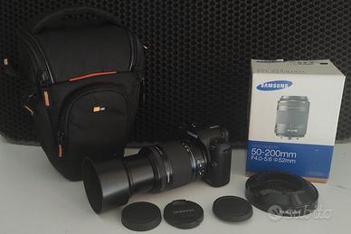 Samsung NX5 con zoom Samsung 50/200mm