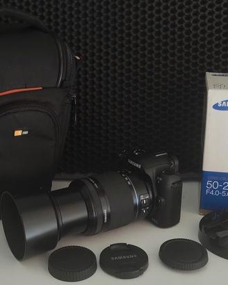 Samsung NX5 con zoom Samsung 50/200mm