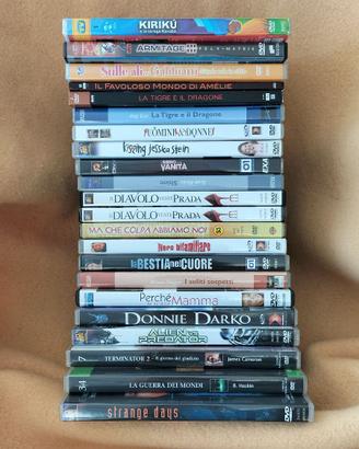 Raccolta di 22 DVD misti (film e animazione)