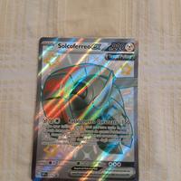 Carta pokemon di solcoferreo ex shiny