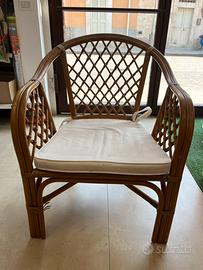 Poltroncina in bamboo