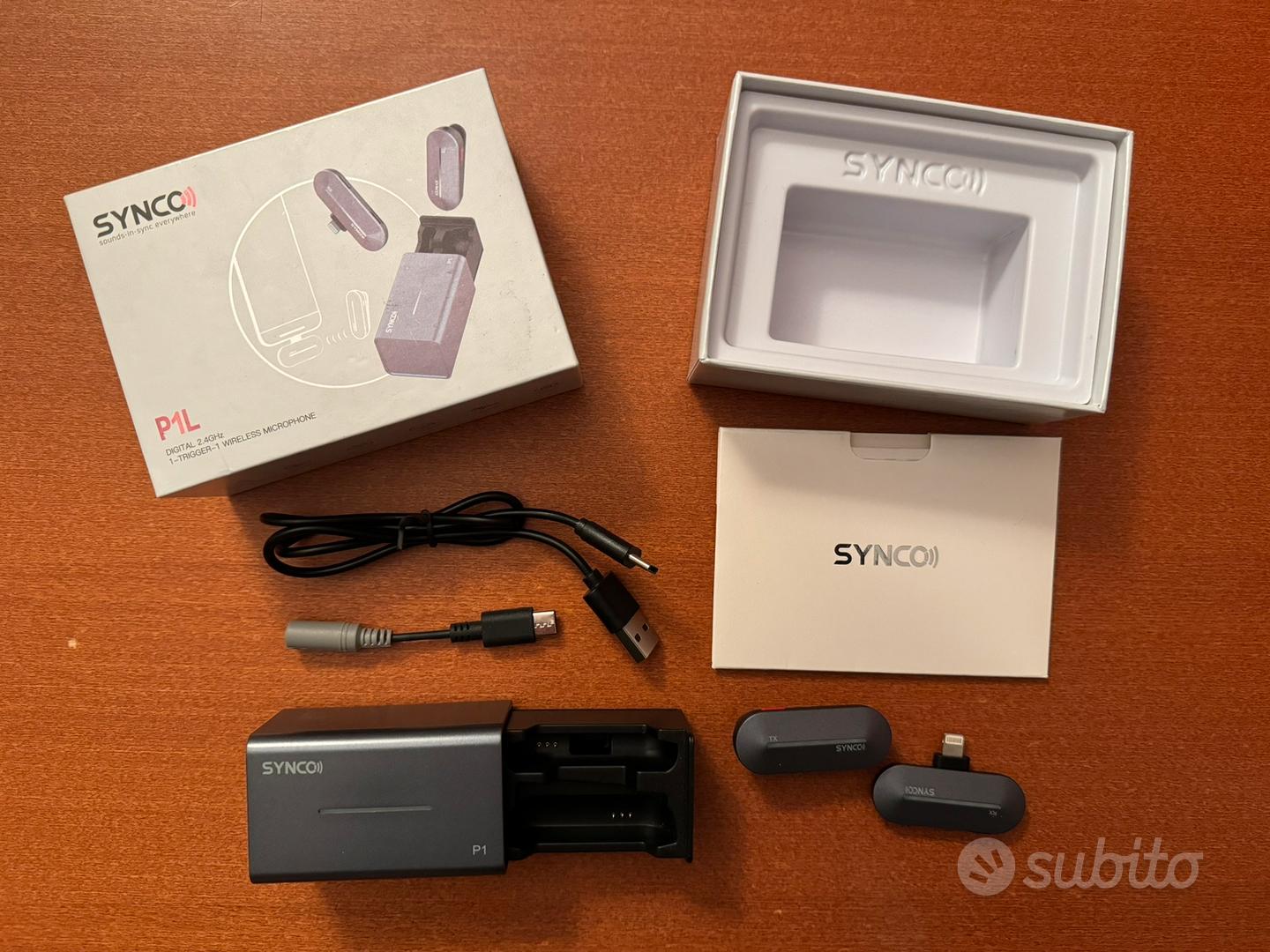 Synco Microfono Lavalier Wireless 2.4Ghz P1L - Audio/Video In vendita a  Milano