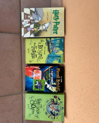 LOTTO 4 LIBRI PER BAMBINI E RAGAZZI