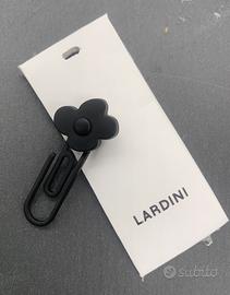 Lardini clip fiore nera