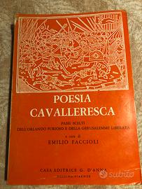 Poesia Cavalleresca. E. Faccioli (Ed. D’Anna 1968)