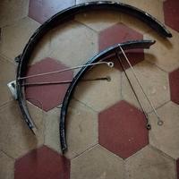 Parafanghi bianchi d'epoca anni 50