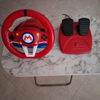 Volante Mario kart + pedaliera per nintendo switch