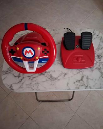 Volante Mario kart + pedaliera per nintendo switch