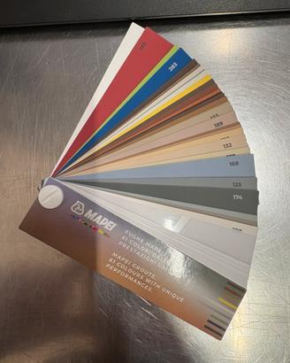 Mazzetta colori stucchi Mapei