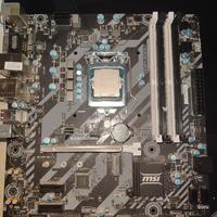 Scheda madre, cpu + dissipatore