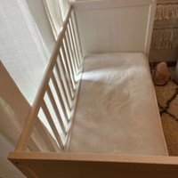 Lettino Sundvick Ikea con materasso