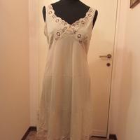 Sottoveste beige vintage 