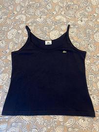 Lacoste canottiera blu  Taglia 42