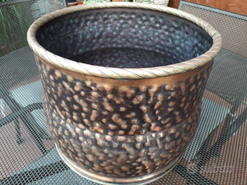 Fioriera rame ottone porta vaso contenitore