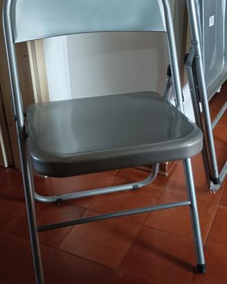 sedie pieghevoli  in ferro