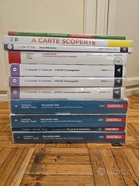 Vari libri di testo usati Liceo Classico 