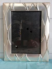 Lotto 3 portafoto argentati / silver plated