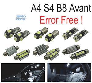 KIT 18 LAMPADE LED INTERNE PER AUDI A4 S4 B8 AVANT
