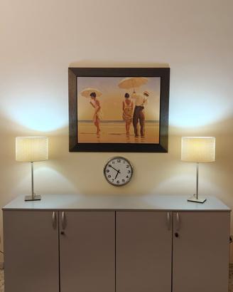 Mobile marca castelli basso ufficio 4 ante grigio