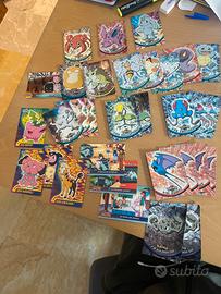 Lotto carte pokemon topps vintage