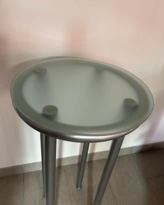 Colonna portafiori piano cristallo