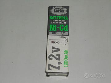 Batteria NI-CD Rc Toys radiocomandi Gig Nikko