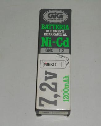 Batteria NI-CD Rc Toys radiocomandi Gig Nikko