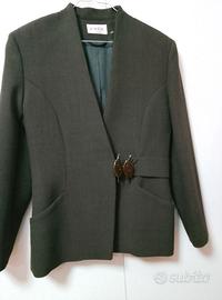 GIACCA  DA DONNA ELEGANTE MARRONE TAGLIA 44