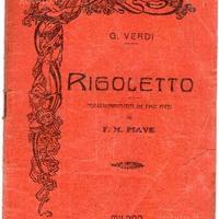 Libretto d'opera "Rigoletto"