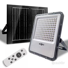 Faro LED Solare 7000K Controllo Wireless Impermeab