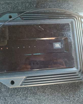 amplificatore 4 canali jbl +sub hertz 32