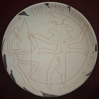 PIATTO CERAMICA NUMERATO 16/20 di TOMMASO CASCELLA