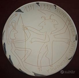 PIATTO CERAMICA NUMERATO 16/20 di TOMMASO CASCELLA