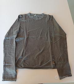 maglione grigio e oro Mauro grifoni da uomo