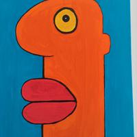 QUADRI FAMOSI DIPINTI A MANO TEMPERA SU TELA 60x50