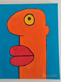 QUADRI FAMOSI DIPINTI A MANO TEMPERA SU TELA 60x50