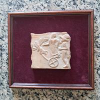 scultura terracotta quadretto