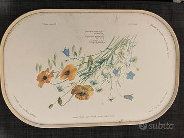 Vassoio vintage in melanina English