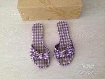 Ciabattine vichy Fred Perry