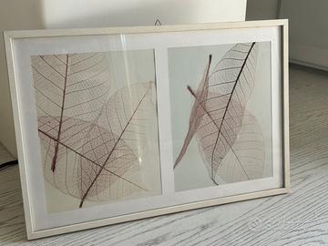 Quadro con stampe di foglie