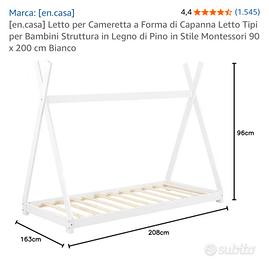 Letto singolo montessori