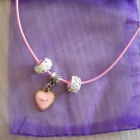 Charms set 3 beads pearl NUOVI