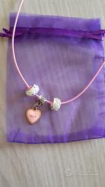 Charms set 3 beads pearl NUOVI