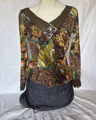 Top Matryoshka con glitter - maniche lunghe