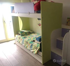 Letto a castello con 3 letti
