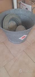 vasca zincata più braciere 