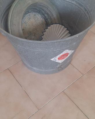 vasca zincata più braciere 
