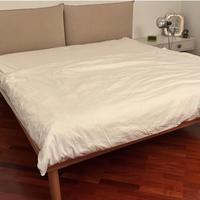 Letto legno doghe Dorsal, materasso Bultex