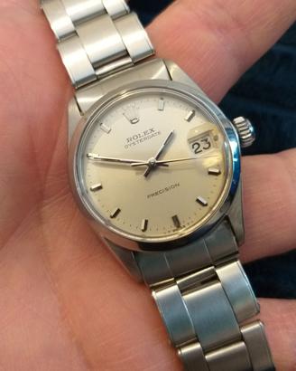 Rolex Precision 6466 31mm orologio originale vinta